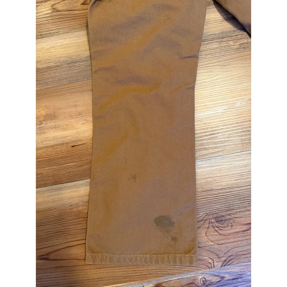 Carhartt Kids Brown Duck Canvas Work Pants Size 8 Adjustable Waist - Picture 9 of 10